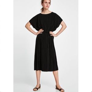 Zara Dresses - Zara Pleated Dress With Belt Zara Dresses - Zara Pleated Dress With Belt